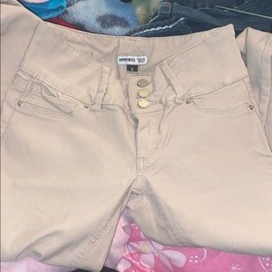 3 Button Khaki Pants